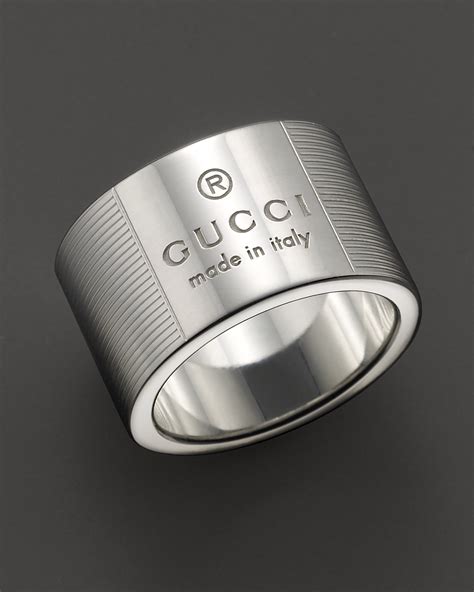 gucci trade mark ring|Gucci sterling silver ring.